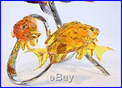 Swarovski Sea Goldies Topaz Colorful Fishes SIGNED 1083778 Brand New In Box