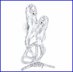 Swarovski Sea Horses, Clear Crystal Figurine Authentic MIB 5043691