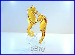 Swarovski Seahorse Couple Tropicla Ocean Yellow Gift 5223194 Brand New In Box