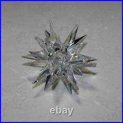 Swarovski Silver Crystal Christmas Star Burst Candle Holder 5064295