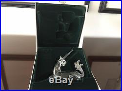 Swarovski Silver Crystal Collectible SCS Unicorn Annual Limited Edition 1996