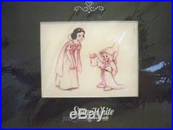 Swarovski Snow White & The Seven Dwarfs 9 Piece Set + Display & Lithograph Bnib