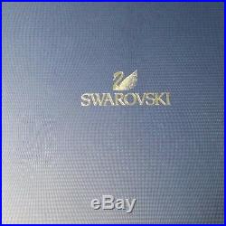 Swarovski Soulmates SWAN Jet Black Large Crystal Figurine 1098643 New w Gift Box