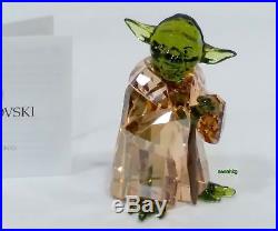 Swarovski Star Wars Master Yoda, Crystal Authentic MIB 5393456