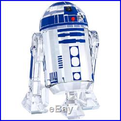 Swarovski Star Wars R2-d2 Brand New In Box #5301533 Clear & Blue Disney Save$ Fs
