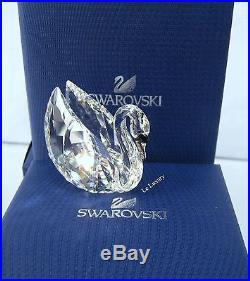 Swarovski Swan, Medium, Clear Crystal Body Figurine For Collectors MIB 5004724