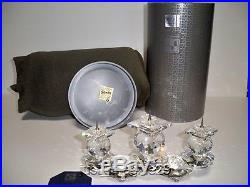 Swarovski Very Rare European Pin Style Candleholder Retired 7600115000 / 010054
