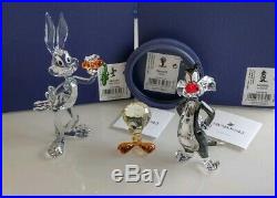Swarovski Warner Bros Looney Tunes Tweety Bugs Bunny Sylvester Brand New In Box