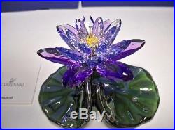 Swarovski Waterlily Lotus Flower Blue Violet 1141630 Bnib