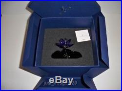 Swarovski Waterlily Lotus Flower Blue Violet 1141630 Bnib