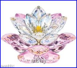 Swarovski Waterlily Rosaline Crystal Paradise Flower Figurine Authentic 1141674