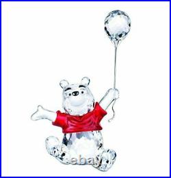 Swarovski Winnie The Pooh Disney Bear Balloon Red/Clear Crystal Authentic 905768