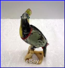 Swarovski crystal Toucan black diamond Retired 2009 withbox