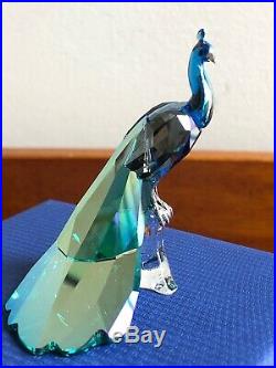 Swarovski crystal figurine 2013 Peacock SCS Loyalty 1142861 New in Box