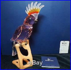 Swarovski crystal figurine Crystal Paradise Cockatoo Red