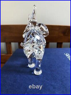 Swarovski crystal figurine Mother Elephant Mint in Box