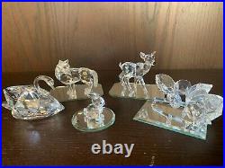 Swarovski crystal figurine set