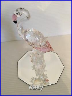 Swarovski crystal figurines Flamingo #289733 Used Mint Condition