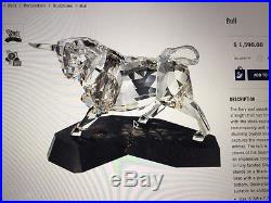 Swarovski crystal figurines Large Bull (New)