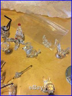 Swarovski crystal figurines lot 25 pieces