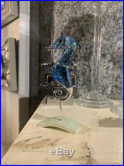 Swarovski crystal figurines seahorse
