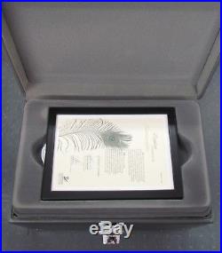 Swavorski Crystal 1998 Limited Edition The Peacock in Box with COA