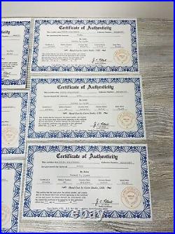 TOM CLARK GNOMES COLLECTION LOT 24 RARE SIGNED With CERTIFICATES OF AUTHENTICITY