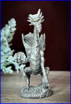 TSR Rawcliffe Partha Pewter Council Of Wyrms Silver Dragon 11-583 Figurine AD&D