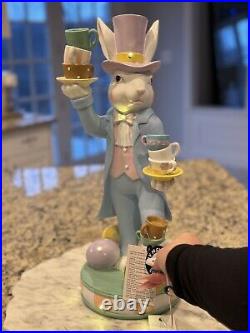 Tea Party Time Bunny Balancing Act Easter Rabbit Teacups 31