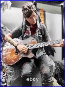 The Last Of Us Psrt II 2 Ellie Statue Figure Playing Guitar Model PVC Collection