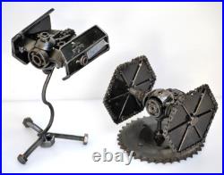 Tie Fighter Star War scrap metal sculpture, Gift for dad, Wow Labor day gifts Tie Fighter Star War scrap metal sculpture, Gift for dad, Wow Labor day gifts