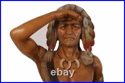 Tobacco Indian Cigar Store Statue Life Size 6FT Cigar Man Statue