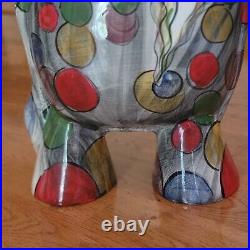 Turov Art Limited Ceramics Giraffe Original Figurine Signed & Sticker 26 Inches