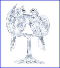 Turtledoves Love Couple Birds- Paradise Bird 2017 Swarovski Crystal #5249297