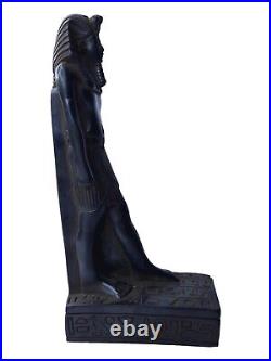 UNIQUE ANCIENT EGYPTIAN ANTIQUE Statue Stone King Tutankhamun Good Hieroglyphic