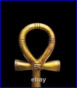 UNIQUE ANTIQUE ANCIENT EGYPTIAN Ankh Key of Life Symbol Eye of Horus Handmade