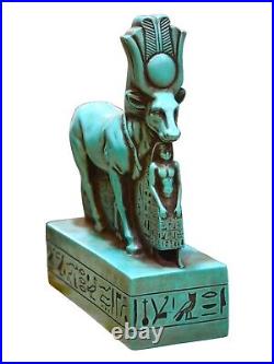 UNIQUE ANTIQUE ANCIENT EGYPTIAN Goddess Hathor Protect Psammitic Hieroglyphic