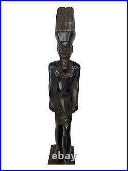 UNIQUE ANTIQUE ANCIENT EGYPTIAN Statue God Amun Magic Good Hieroglyphic