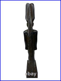 UNIQUE ANTIQUE ANCIENT EGYPTIAN Statue God Amun Magic Good Hieroglyphic