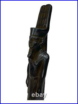 UNIQUE ANTIQUE ANCIENT EGYPTIAN Statue God Imhotep Builder Magic Hieroglyphic