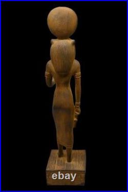 UNIQUE ANTIQUE ANCIENT EGYPTIAN Statue Heavy Stone Goddess Sekhmet Handmade