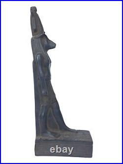 UNIQUE ANTIQUE ANCIENT EGYPTIAN Statue Stone God Khnum Magic Hieroglyphic