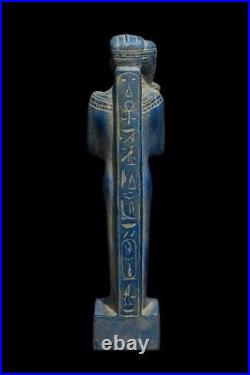 UNIQUE ANTIQUE ANCIENT EGYPTIAN Statue Stone Moon God Khonsu Magic Handmade