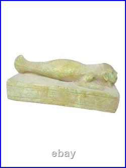 UNIQUE ANTIQUE ANCIENT EGYPTIAN Statue Stone Seth with Head Fish