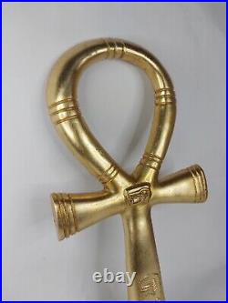 UNIQUE OF A KIND EGYPTIAN Ankh Key of Life Handmade Carving Hieroglyphic
