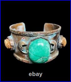 Unique Handmade Egyptian Bracelet with the Egyptian Scarab