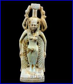 Unique piece of Nephthys (Nebet-Het) Egyptian goddess with the wings