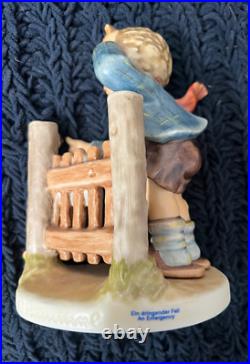 VINTAGE Goebel M. J Hummel Figurine #436 An Emergency