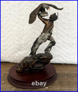VTG 1987 Legends C A Pardell White Feathers Vision #846/2500 8 Bronze Sculpture