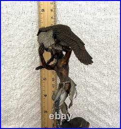 VTG 1987 Legends C A Pardell White Feathers Vision #846/2500 8 Bronze Sculpture